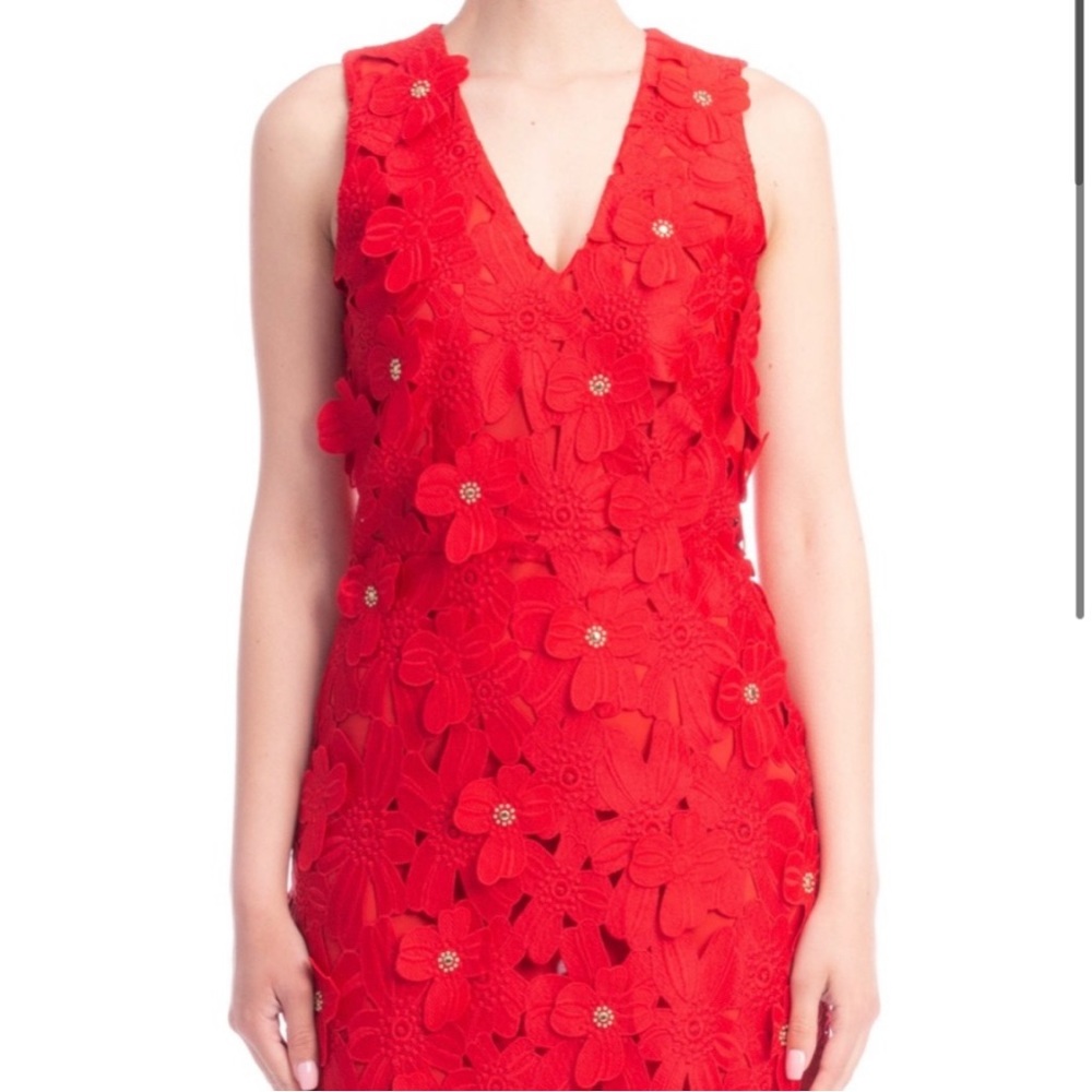 BRAND NEW Michael Kors MINI DRESS WITH FLORAL EMBROIDERY NWT - Picture 2 of 8